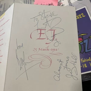 Rare, autographs From Elton John Event: Charlie Watts, Bill Wyman, Jerry Hall - Picture 1 of 8