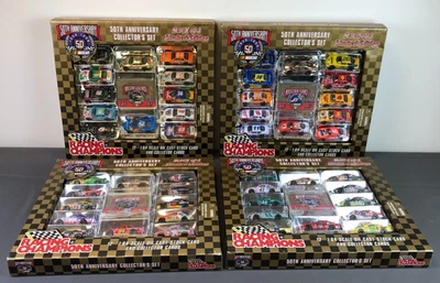 Racing Champions 1:64 Diecast NASCAR 50th Anniv Collector's Set #1-4 LEGENDS - Image 1 of 4