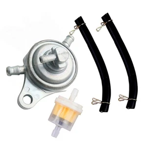 Fuel Pump Petcock for GY6 50 150cc with Hose Tube and Filter Replacement Part - Picture 1 of 8