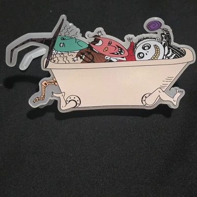 Glow in Dark Nightmare Before Christmas Oogie's Boys Bathtub Hair Claw Hair Clip - Image 1 of 3