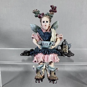 Caffeinata Speedy P Fae 36304 Boyds Wee Folkstone Collezione Shelf Sitter Figura - Foto 1 di 13