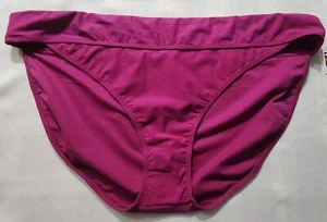 Plus Size 3X(24W-26W) TIME AND TRU Womens MID-RISE Swimsuit Bikini Bottoms - Picture 1 of 2