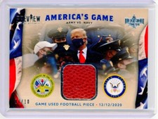 2020 Leaf Decision Series 2 Preview DONALD TRUMP America's Game GU Football 7/10