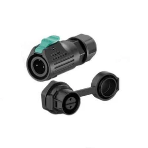 LP12 Quick Lock IP68 Power Connector M12 Industrial Avaition Adapter Panel - Picture 1 of 28