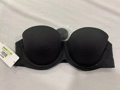 Calvin Klein Womens Solid Black Colored Strapless Tshirt Bra Size 32B - Image 1 of 4