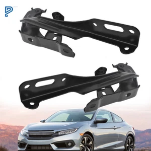 Set Of 2 Hood Hinges Driver & Passenger Side LH RH Pair For Honda Civic 2016-19 - Picture 1 of 16