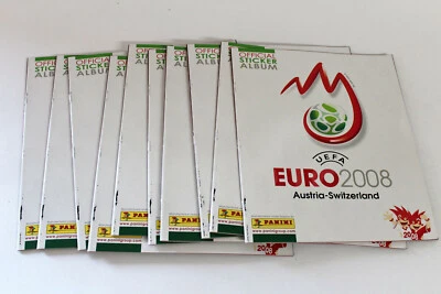 Panini UEFA European Championship EC Euro 2008 08 - 10 x Empty Album EMPTY ALBUM NOT MINT 2nd Choice - Image 1 of 2