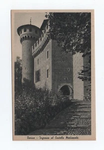 TORINO INGRESSO AL CASTELLO MEDIOEVALE 1925 CARTOLINA FP NON VIAGGIATA - Bild 1 von 2