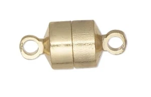 Cierre magnético, 100 chapado en oro 8x6x5 mm cierres de barril pequeños pero fuertes - Imagen 1 de 3