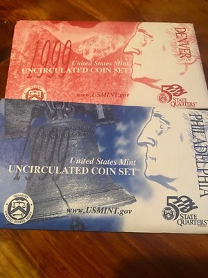 United States Mint uncirculated coin sets 3 yesrs - Image 1 of 4