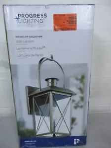 Progress Lighting Woodcliff 1-Light 20 in. Weathered Brass Outdoor Wall Lantern - Picture 1 of 3