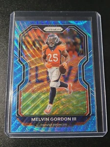 Melvin Gordon III - Prizm Football 2020 - Baltimore Ravens - Blue Wave - /199 - Bild 1 von 3