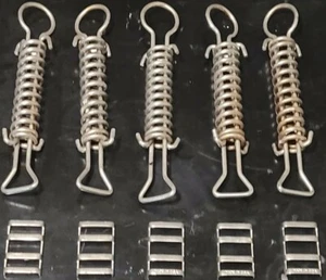 Stainless Steel Pool Safety Cover 8" Springs With Buckles 💥USED💥 - Picture 1 of 3