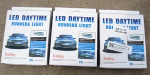 Lot 6- 8 LED White Car Headlight Daytime Running Light DRL Driving Fog Lamp - Foto 1 di 4