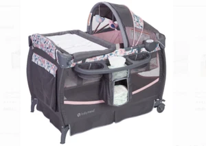BABY TREND DELUXE II NURSERY CENTER PLAYARD, BLUEBELL *DISTRESSED PKG - Picture 1 of 4
