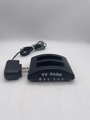 TV Ears Charger Base Power Supply & Audio Cable Model 20301 - Image 1 of 4