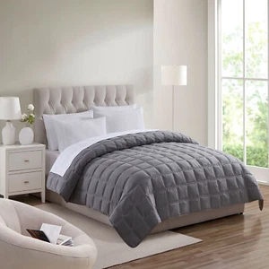 Down Alternative Reversible Double Stitch Comforter - Picture 1 of 5