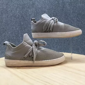 Steve Madden Scarpe Donna 10 M Lancer Ballerine Sneakers Grigio Tessuto Stringate Comode - Foto 1 di 12