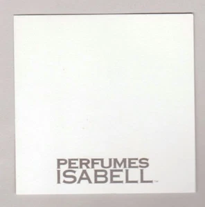 Carte publicitaire - advertising card - Perfumes Isabell recto verso - Picture 1 of 2