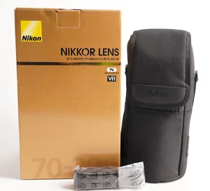 Nikon AF-S NIKKOR 70-200mm f/2.8E FL ED VR Lens - Picture 1 of 7