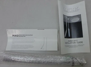 Audix M40B12C Hypercardoid Ceiling Microphone Black - Picture 1 of 4