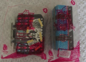 Monster High 4 Skull Handbag 5 Dress Designer McDonald's Happy Meal Toys 2015 - Picture 1 of 2