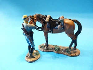 King & Country War From Civil CW044 - Rider Southern Is Prepares To Mount - Picture 1 of 2