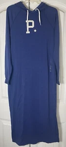 Polo Ralph Lauren Womens Dress Blue Medium Maxi Sweatshirt Hoodie NWOT - Picture 1 of 4