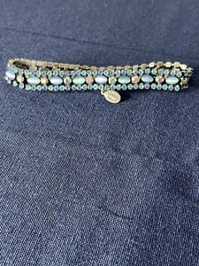 Cookie Lee Blue Gemstone Stretch Bracelet - Picture 1 of 5