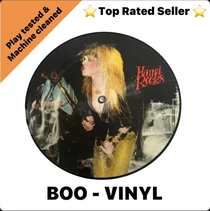 Hanoi Rocks ‎– Malibu Beach / Rebel On The Run 7" Picture Disc - 1983 LIXPD1 NM - Image 1 of 4