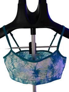 Hanes Girls Bra Nylon SZ XL Tie Dye Blue H189X - Picture 1 of 3