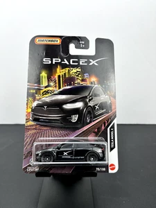 Matchbox 2024 Mainline Space X Tesla Model X Black #75 Space X Crew Transport - Picture 1 of 4