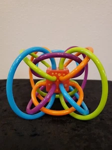 Manhattan Toy Co. 2009 Winkel Rattle & Sensory Teether Baby Toy - Picture 1 of 5