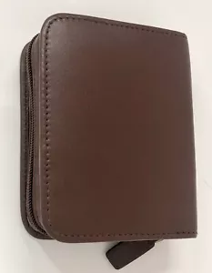 Diabetic Glucometer / Glucose meter - Quality Nappa leather case - EARTHY BROWN - Picture 1 of 3
