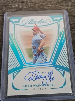 2024 FLAWLESS MLB - #FA-AW - ADAM WAINWRIGHT - FLAWLESS 1 OF 1 - INSCRIBED #50 - Image 1 of 4