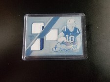 2014 Topps Triple Threads Printing Plates Magenta Donte Moncrief JSY AUTO RC 1/1