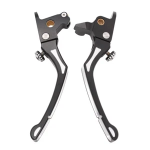 CNC Aluminum Clutch Brake Lever Set For Harley Touring Street Glide 2014-2016 - Picture 1 of 8