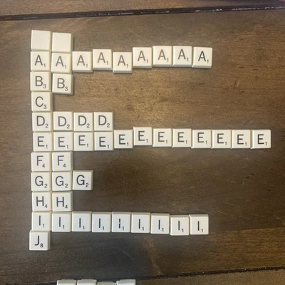 Peças de reposição 90+ azulejos Scrabble Travel Edition - Imagem 1 de 3