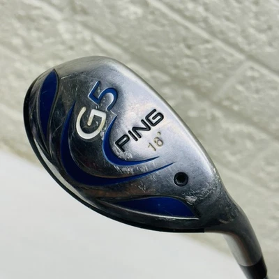 Ping G5 Hybrid 5 Hybrid 16° RH True Temper Steel Shaft 40" BAD GRIP • VG‼ - Image 1 of 4