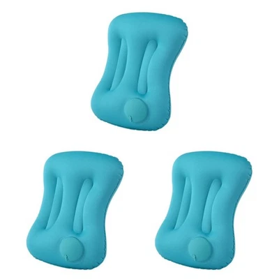  3 Pieces Kissen Strand Aufblasbar Aufblasbares Camping Reisekissen - Bild 1 von 4