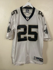 New Orleans Saints Football Trikot Herren XL weiß Reggie Bush 25 NFL Reebok - Bild 1 von 13