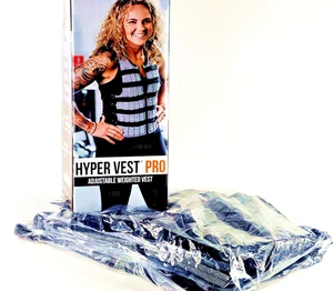 Hyperwear Hyper Vest PRO Gewichtsweste XL schwarz & silber inkl. 10lbs Gewichte - Bild 1 von 10