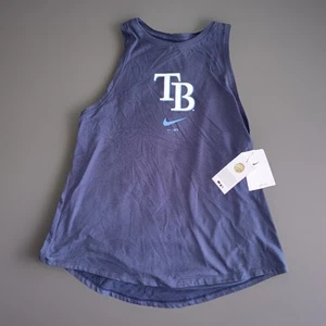 NIKE Dri-FIT Women’s XL Tampa Bay Rays Blue Tank Top MLB Baseball NWT $35MSRP - Picture 1 of 6