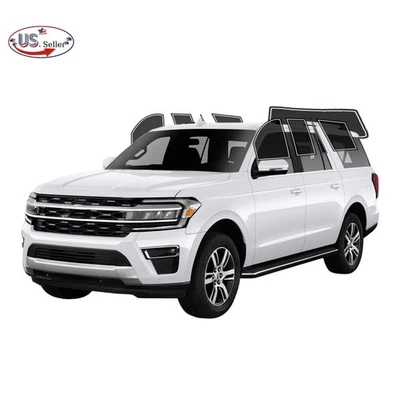 Película precortada tinte de ventanas delanteras de dos puertas para Ford Expedition MAX 2018-2025 Foto 1 de 4