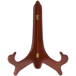 Soporte de madera MDF de nogal con bisagras Bard's, 14" H x 11" W x 8" D (para placas de 13" - 17") - Imagen 1 de 1
