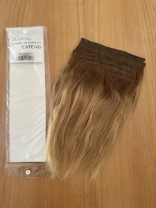 Global Extend Nahtlose Clip in Extensions Echthaar 30 cm / 120g root #06/15 - Bild 1 von 6