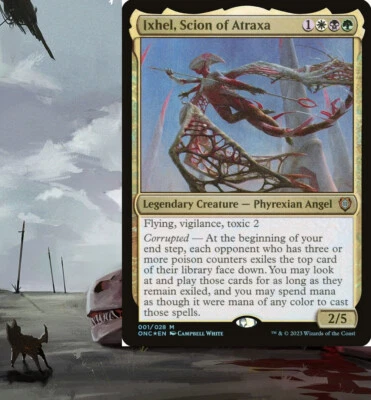 Ixhel, Scion of Atraxa Commander Deck Toxic Infect EDH Magic MTG Ready-to-Play - Image 1 of 4