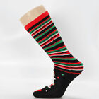 1 Pair Five Fingers Socks Christmas Toe Socks Cartoon Santa Warm Mid-calf Long
