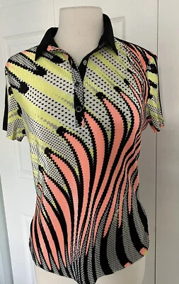 Jamie Sadock Golf BANANS Shirt NWOT Short Sleeve Size M - Image 1 of 4