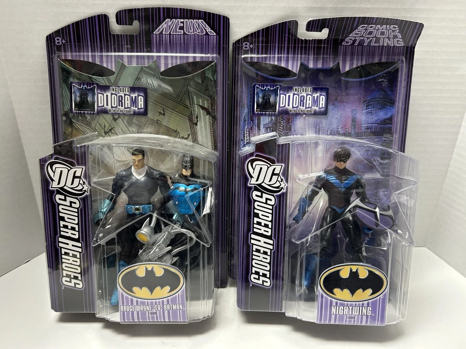 DC Super Heroes Bruce Wayne to Batman S3 Select Sculpt Series Mattel